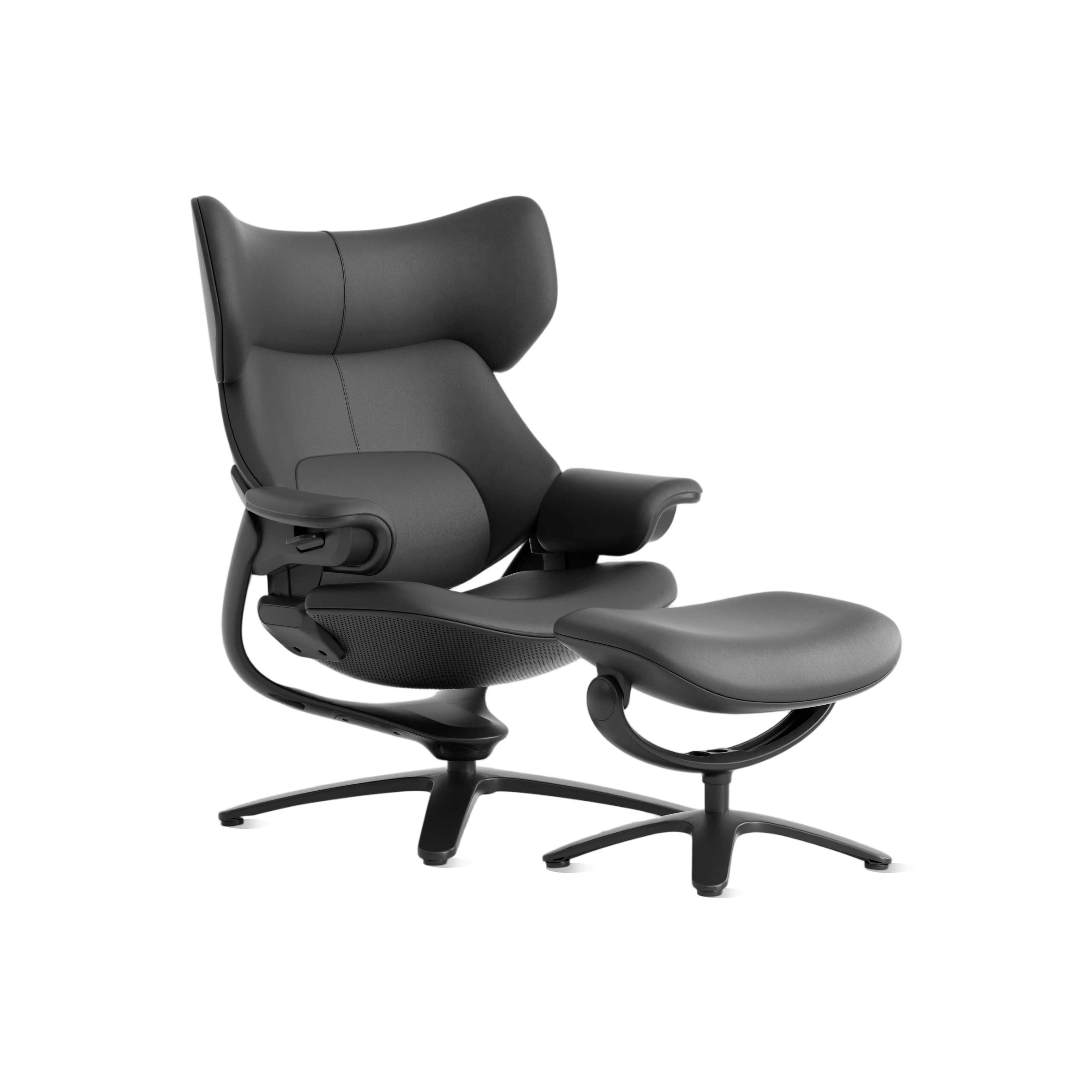 Miro Recliner Lounge Chair with Ottoman