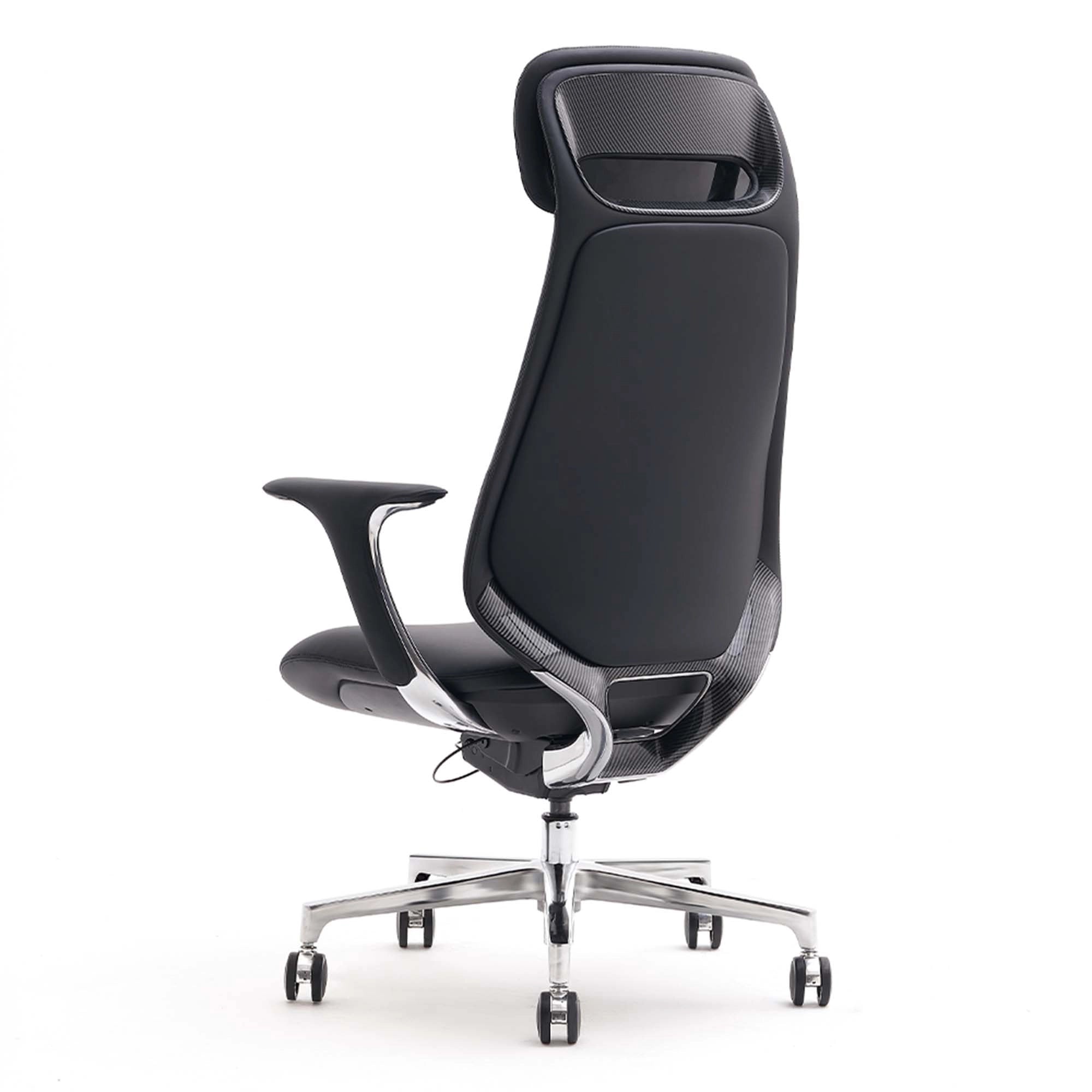 Neta Premium Leather Chair with Headrest