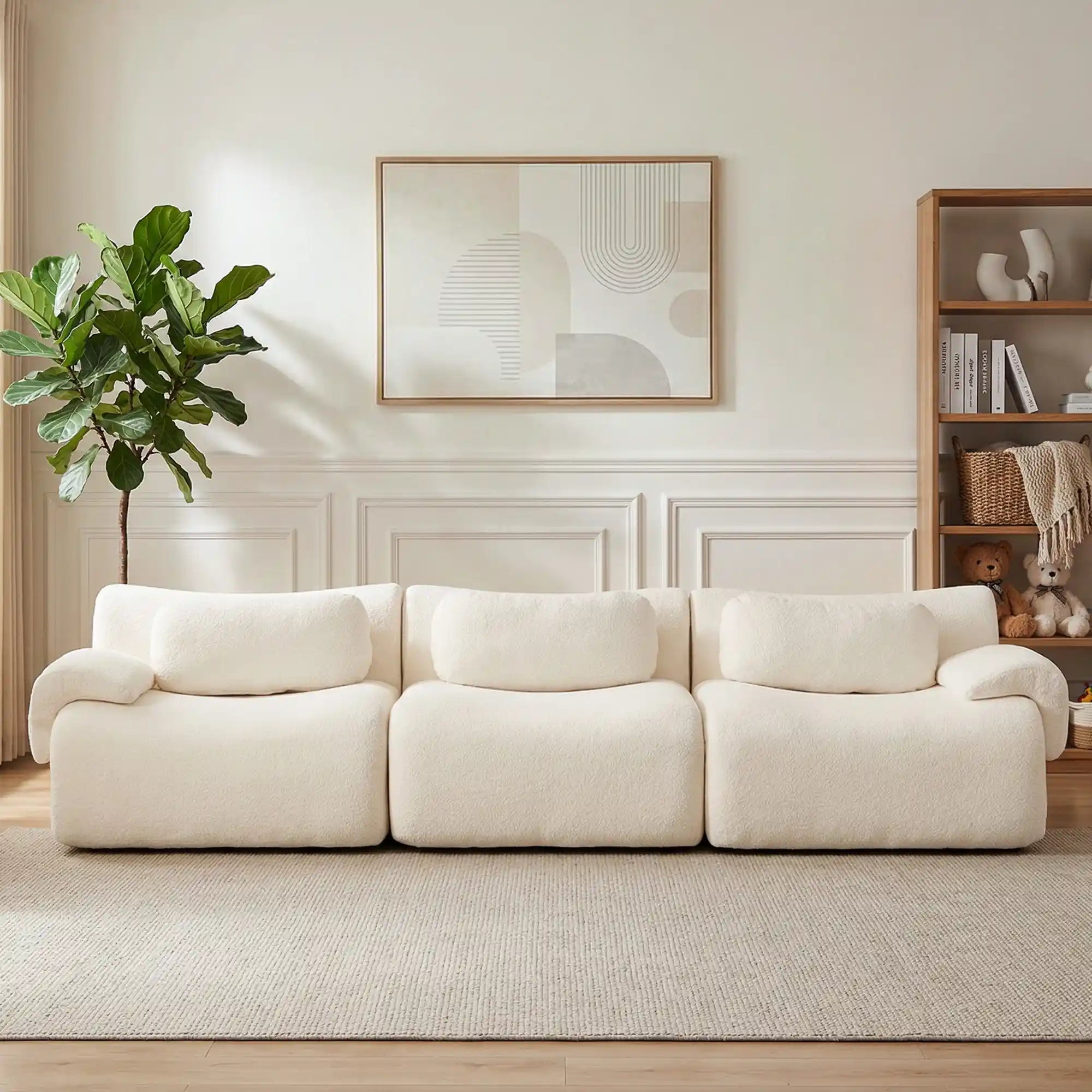 Nephele  Modular Sectional Compressed Sofa