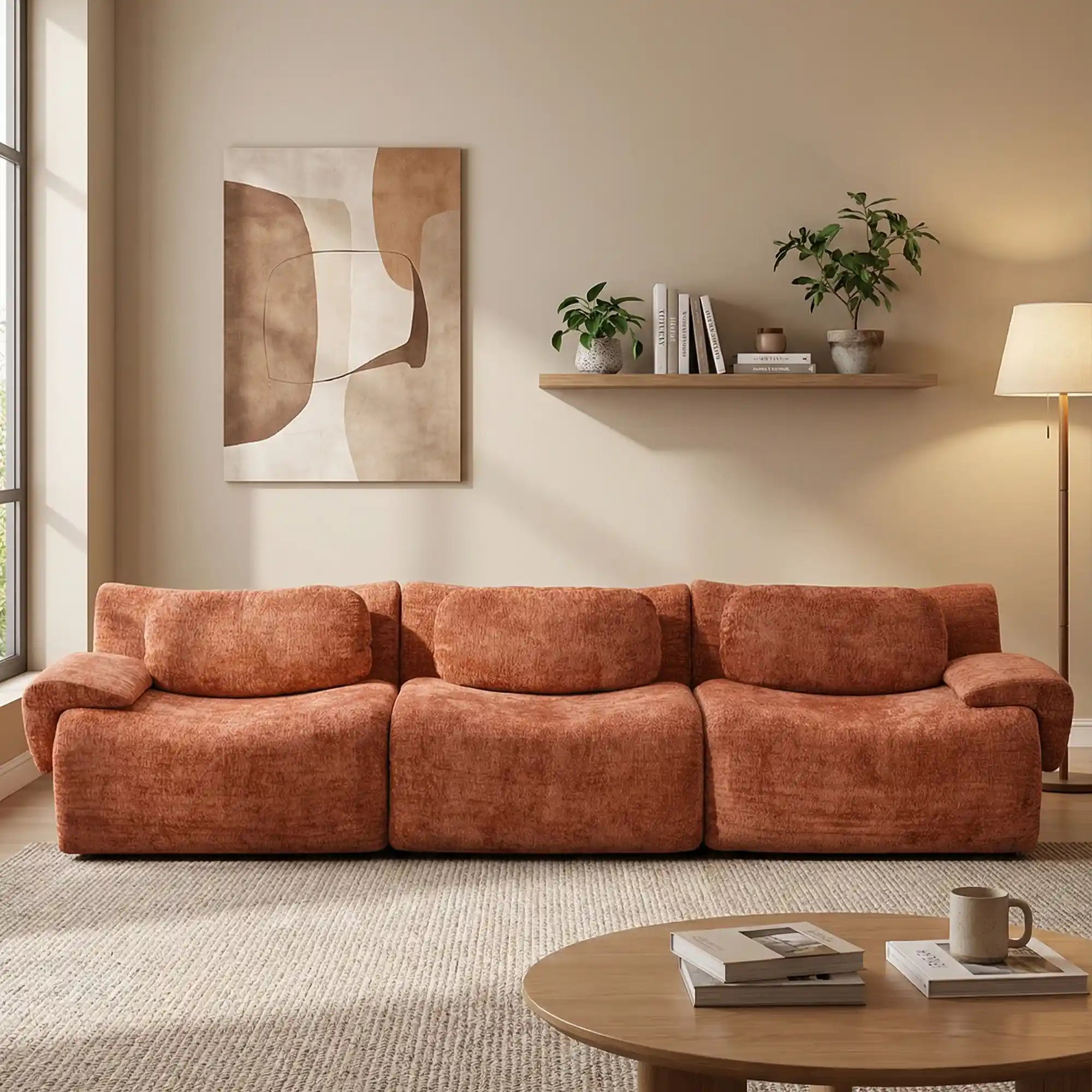 Nephele  Modular Sectional Compressed Sofa